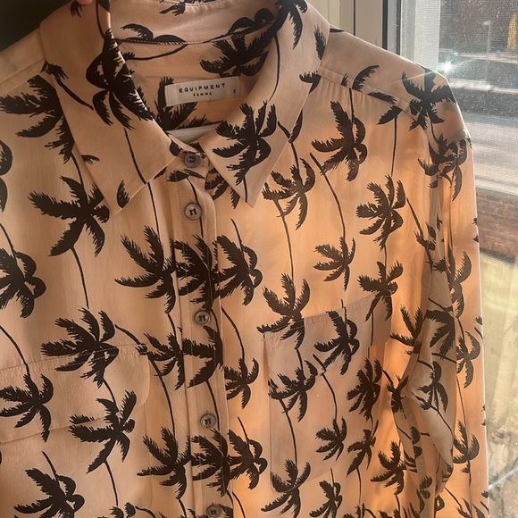 Equipment and Nili Lotan Stripe Blouses M - Picture 7 of 10